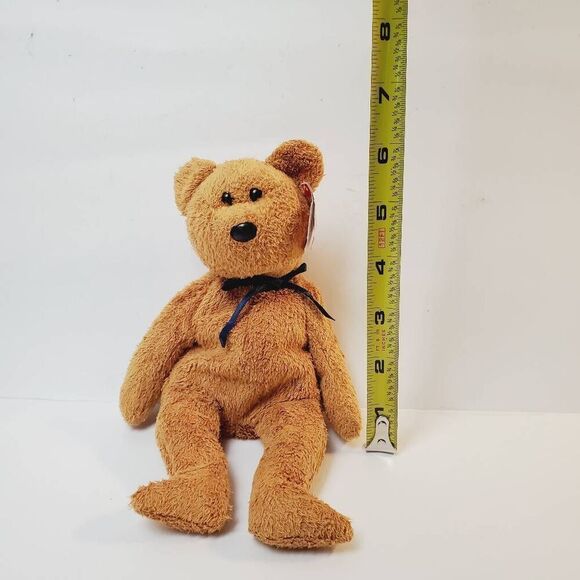 Ty Beanie Baby FUZZ the Bear Stuffed Animal Toy - Picture 5 of 5